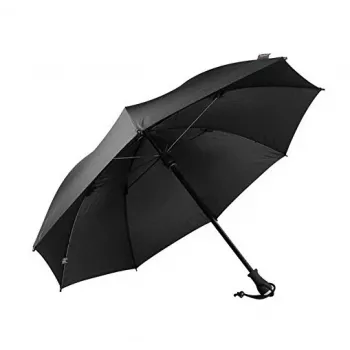 Euroschirm Birdiepal Outdoor Trekking Regenschirm - Schwarz