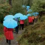 EuroSCHIRM Swing liteflex Blau Fiberglas Polyester Regenschirm in voller Größe