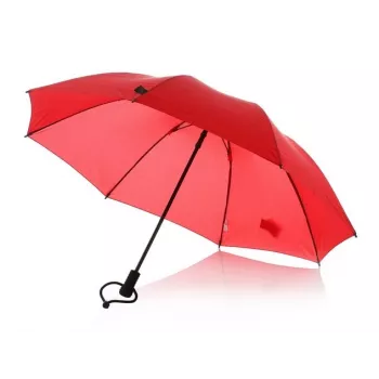 EuroSCHIRM Swing liteflex Rot Fiberglas Polyester Großer Regenschirm