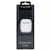 EVELATUS Apple AirPods Case EAC05 White - Silikon-Schutzhülle mit Karabiner