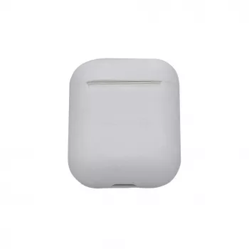 EVELATUS Apple AirPods Case EAC05 White - Silikon-Schutzhülle mit Karabiner