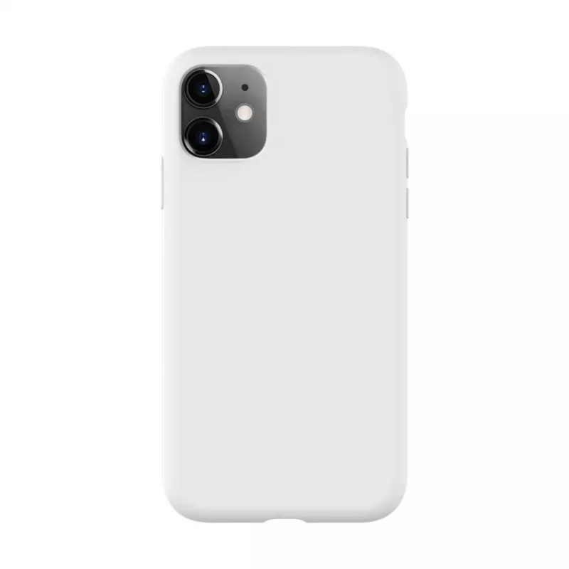 Evelatus Apple iPhone 11 Premium Soft Touch Silikonhülle Weiß
