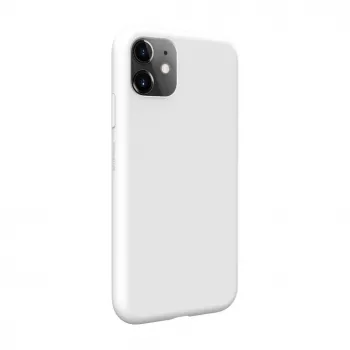 Evelatus Apple iPhone 11 Premium Soft Touch Silikonhülle Weiß