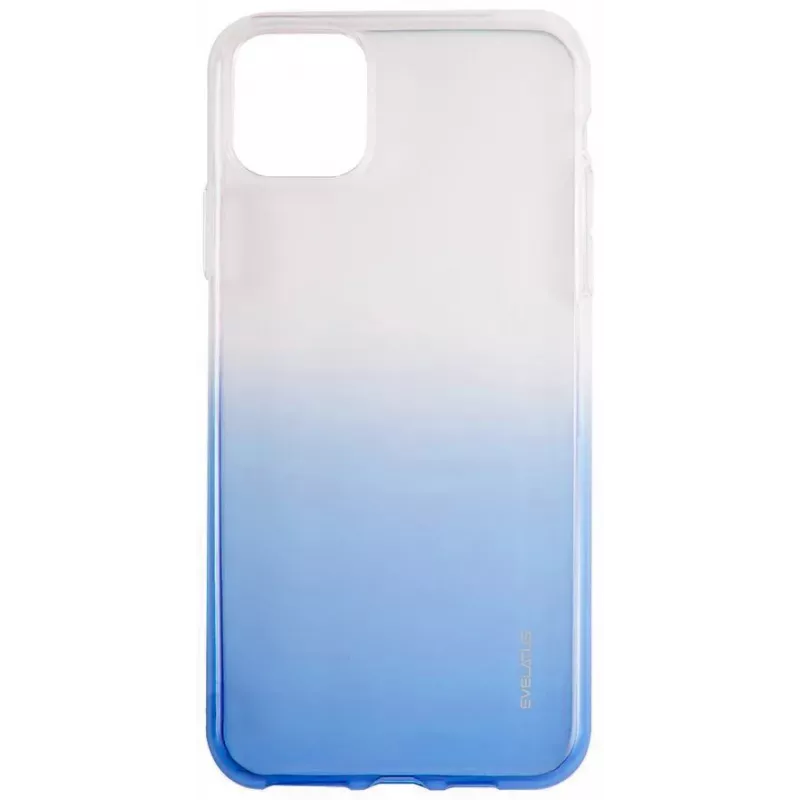 Evelatus Apple iPhone 11 Pro Max Gradient TPU Hülle Blau