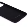 Evelatus Apple iPhone 11 Pro Max Nano Silikon Hülle Soft Touch TPU Schwarz