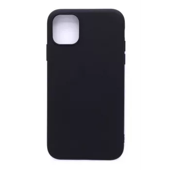 Evelatus Apple iPhone 11 Pro Max Nano Silikon Hülle Soft Touch TPU Schwarz