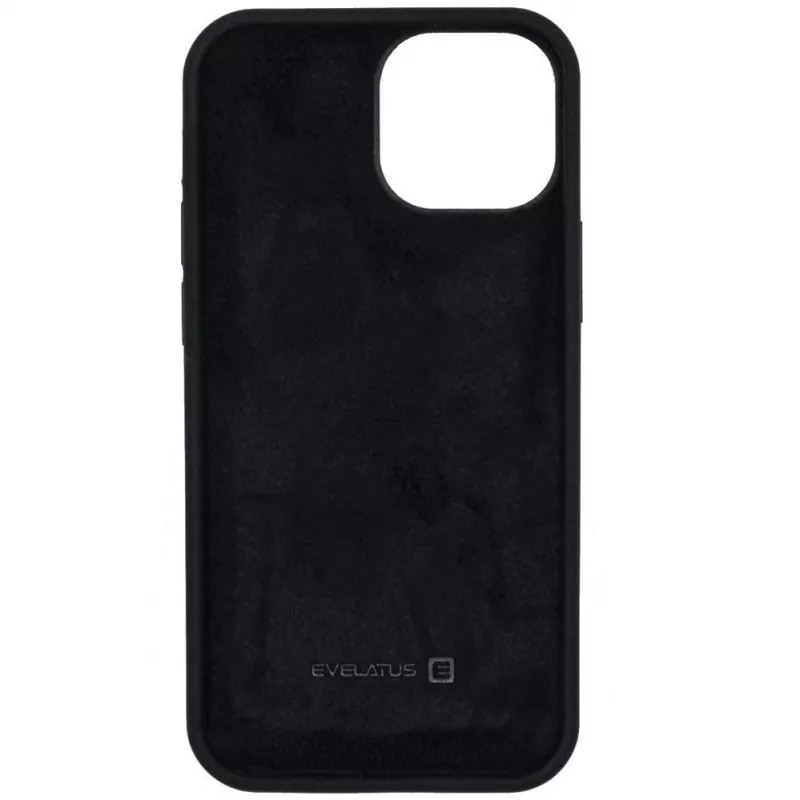 Evelatus Apple iPhone 11 Pro Max Premium Soft Touch Silikonhülle Schwarz