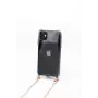 Evelatus Apple iPhone 11 Pro Max Silikon Transparent mit Halskette TPU Band Gold