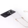 Evelatus Apple iPhone 11 Silikon Transparent mit Halskette TPU Band Gold