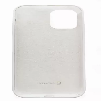 Evelatus Apple iPhone 12/12 Pro Premium Soft Touch Silikonhülle Weiß