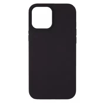 Evelatus Apple iPhone 12 Pro Max Premium Soft Touch Silikonhülle Schwarz