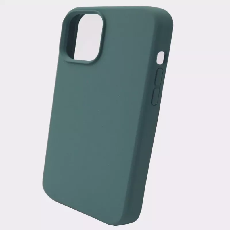 Evelatus Apple iPhone 12 Pro Max Premium Soft Touch Silikonhülle Tannengrün