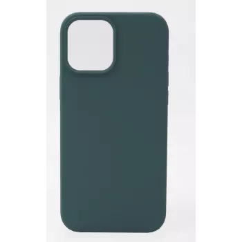 Evelatus Apple iPhone 12 Pro Max Premium Soft Touch Silikonhülle Tannengrün
