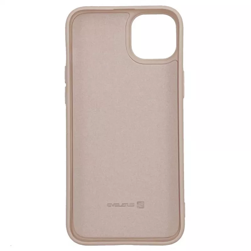Evelatus Apple iPhone 14 6.1 Zoll Nano Silikon Hülle Soft Touch TPU Beige