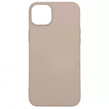 Evelatus Apple iPhone 14 6.1 Zoll Nano Silikon Hülle Soft Touch TPU Beige