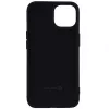 Evelatus Apple iPhone 14 6.1 inch Nano Silikon Case Soft Touch TPU Schwarz