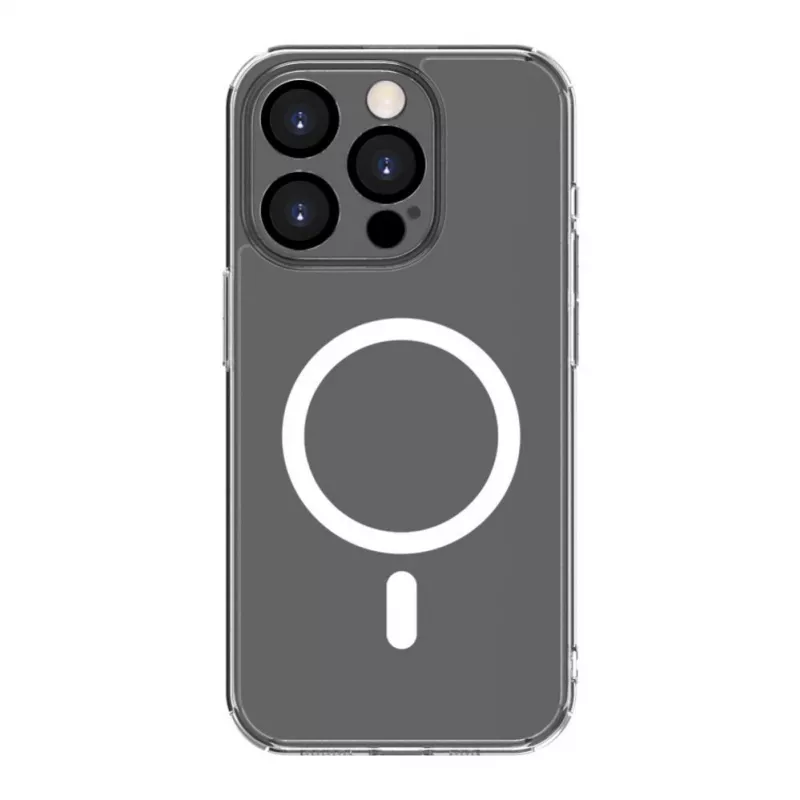 Evelatus Apple iPhone 14 Pro Klarsicht-Hülle mit MagSafe und Kameraschutz Transparent