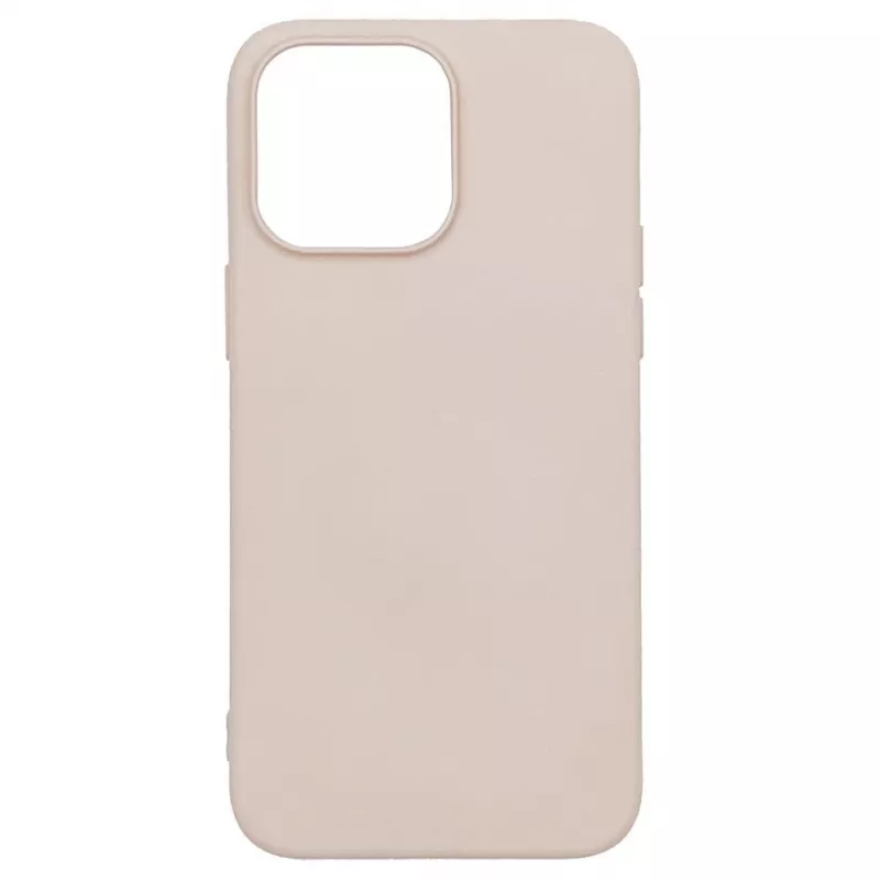 Evelatus Apple iPhone 14 Pro Max 6.7 Zoll Nano Silikon Hülle Soft Touch TPU Beige
