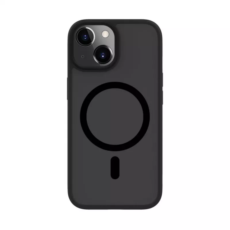 Evelatus Apple iPhone 15 Hybrid-Hülle mit MagSafe PC+TPU Schwarz