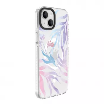 Evelatus Apple iPhone 15 PC+TPU Hülle mit MagSafe - Blumenmuster