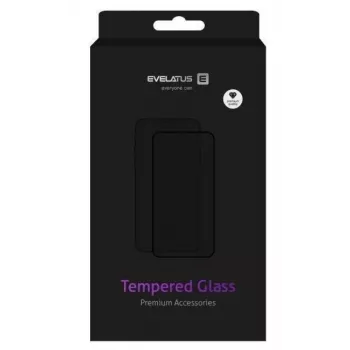 Evelatus Apple iPhone 15 Plus Panzerglas Displayschutzfolie 0,33 mm 3-fach Stärke flach klar mit Japan-Kleber und antistatisch