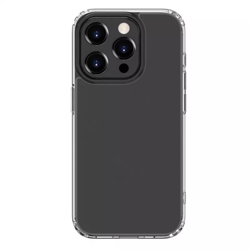 Evelatus Apple iPhone 15 Pro Militär-Schockfest Silikonhülle TPU Transparent