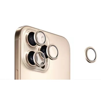 Evelatus Apple iPhone 16 Pro / 16 Pro Max Kamera-Linsenschutz Armor Clear