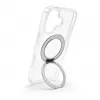 Evelatus Apple iPhone 17 Hybrid-Hülle mit MagSafe PC+TPU 360 Metallständer Transparent