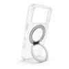 Evelatus Apple iPhone 17 Pro Hybrid-Hülle mit MagSafe PC+TPU 360° Metallständer Transparent