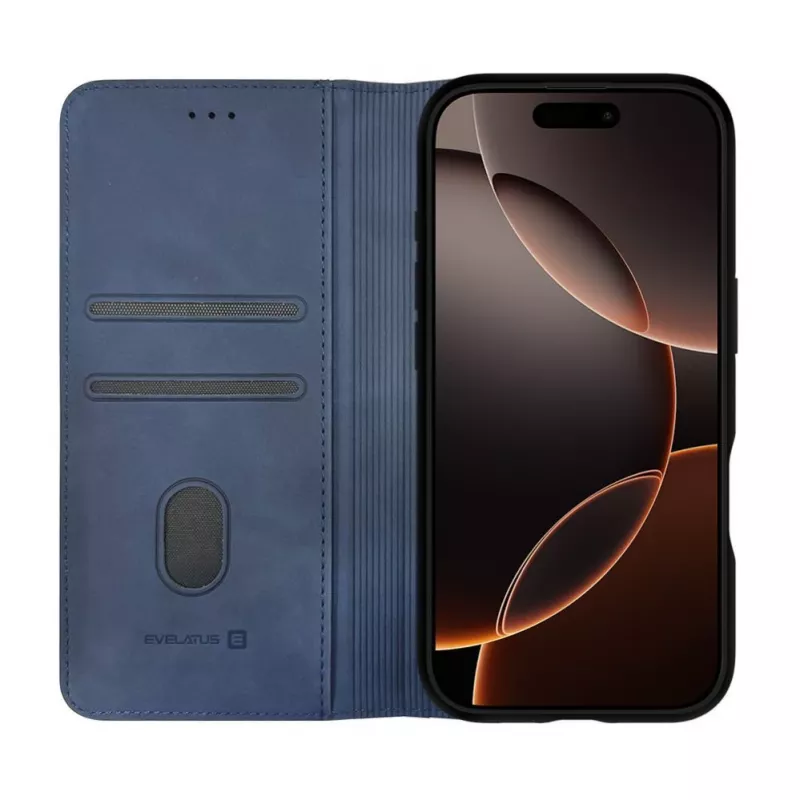 Evelatus Apple iPhone 18 Pro Max Buchhülle Blau