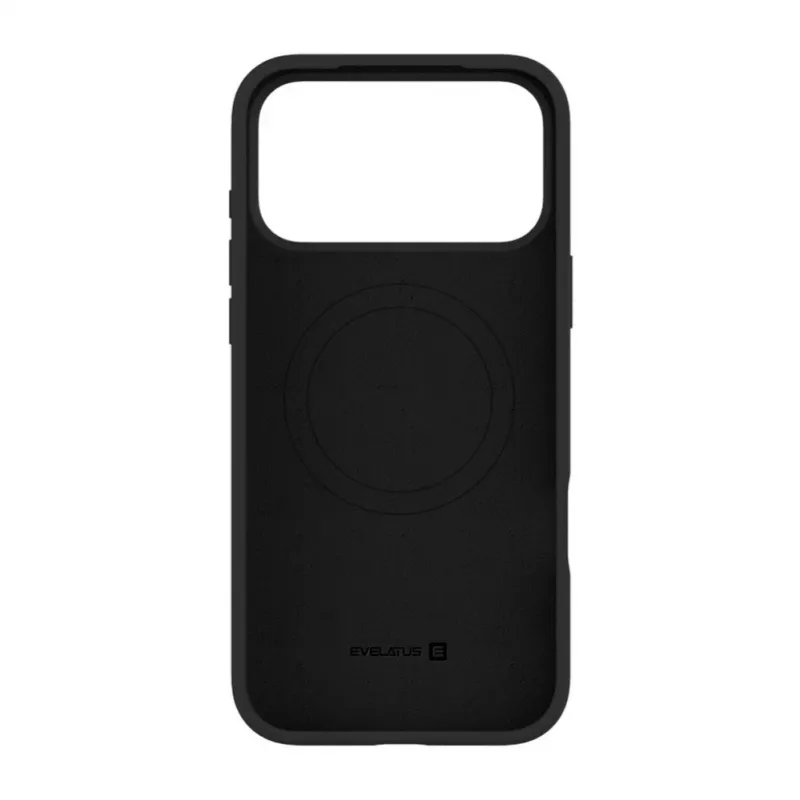 Evelatus Apple iPhone 18 Pro Max Premium MagSafe Soft Touch Silikonhülle Schwarz