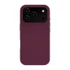 Evelatus Apple iPhone 18 Pro Max Premium MagSafe Soft Touch Silikonhülle Burgunderrot