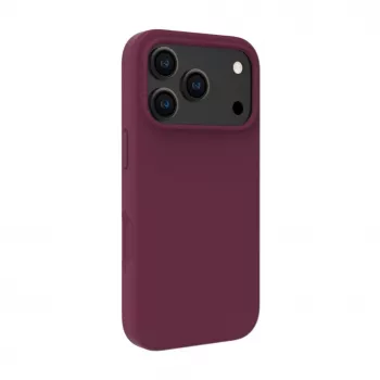 Evelatus Apple iPhone 18 Pro Max Premium MagSafe Soft Touch Silikonhülle Burgunderrot