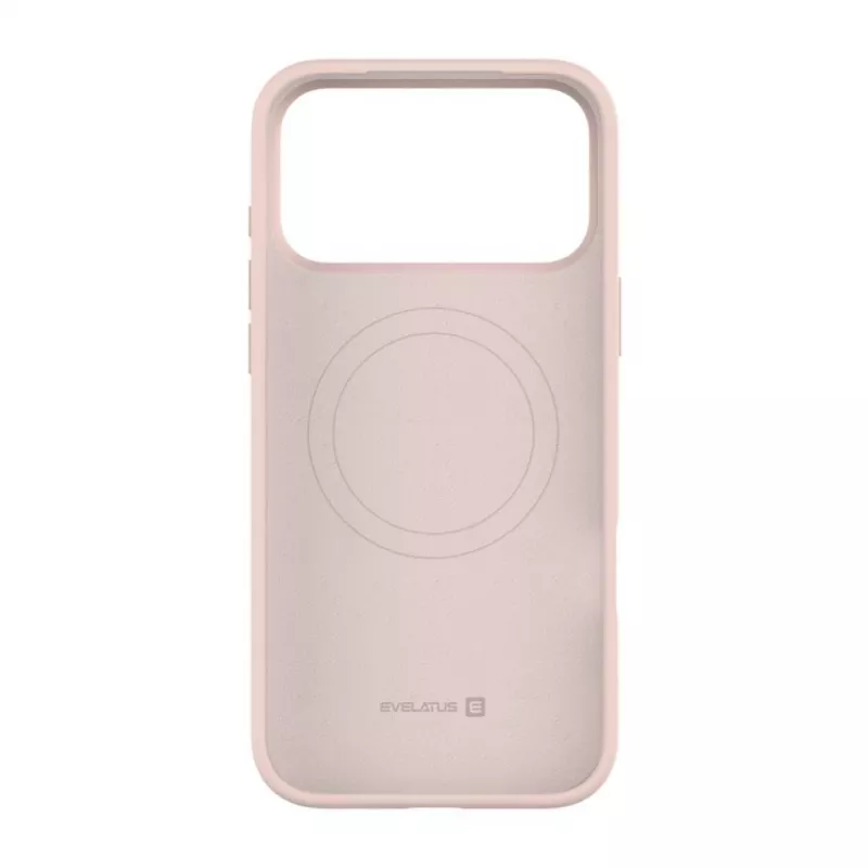 Evelatus Apple iPhone 18 Pro Max Premium MagSafe Soft Touch Silikonhülle Pink Sand