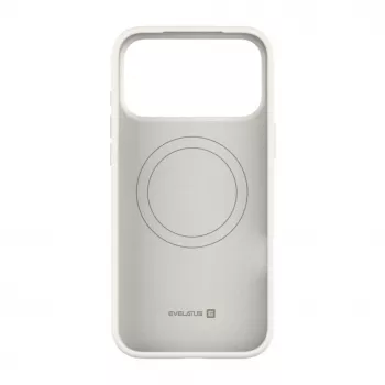 Evelatus Apple iPhone 18 Pro Max Premium MagSafe Soft Touch Silikonhülle Silber
