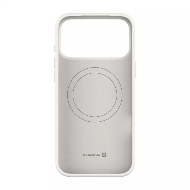 Evelatus Apple iPhone 18 Pro Max Premium MagSafe Soft Touch Silikonhülle Silber
