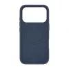 Evelatus Apple iPhone 18 Pro Premium MagSafe Soft Touch Silikonhülle Dunkelblau