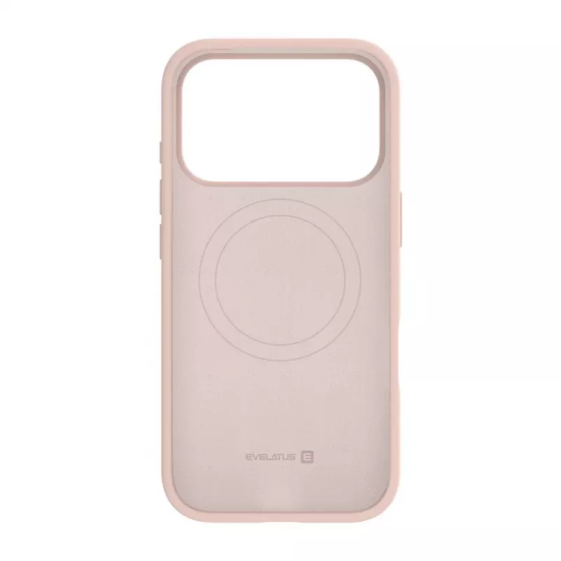 Evelatus Apple iPhone 18 Pro Premium MagSafe Soft Touch Silikonhülle Pink Sand