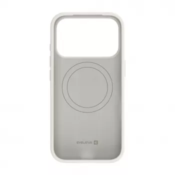 Evelatus Apple iPhone 18 Pro Premium MagSafe Soft Touch Silikonhülle Silber