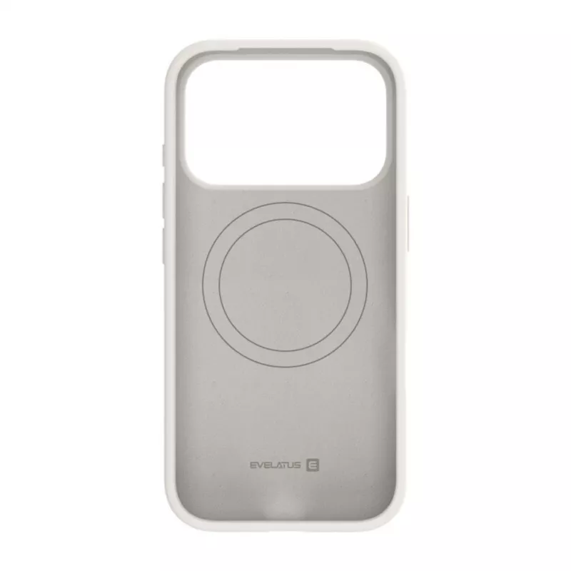 Evelatus Apple iPhone 18 Pro Premium MagSafe Soft Touch Silikonhülle Silber