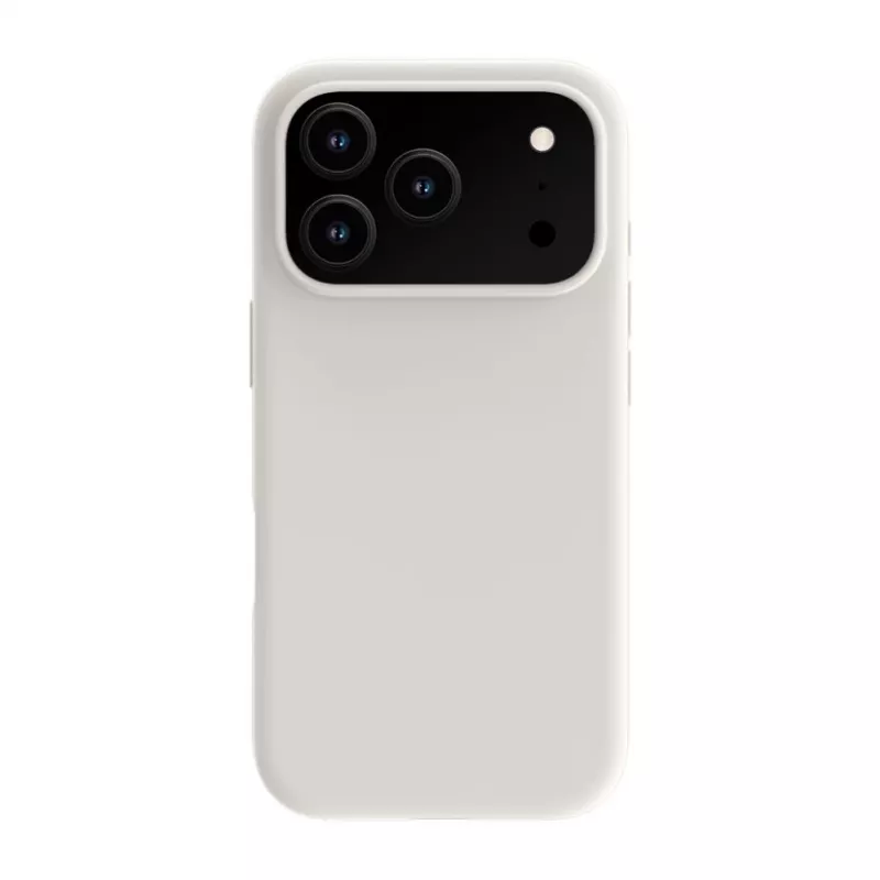 Evelatus Apple iPhone 18 Pro Premium MagSafe Soft Touch Silikonhülle Silber