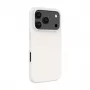 Evelatus Apple iPhone 18 Pro Premium MagSafe Soft Touch Silikonhülle Silber