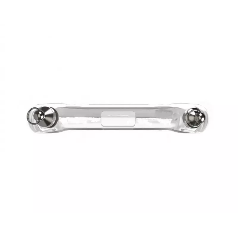 Evelatus Apple iPhone 6/6S Silikon Transparente Hülle mit Halsband TPU Band Silber
