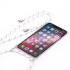 Evelatus Apple iPhone 7/8/SE2020/SE2022 Silikon Transparente Hülle mit Halsband TPU Band Transparent