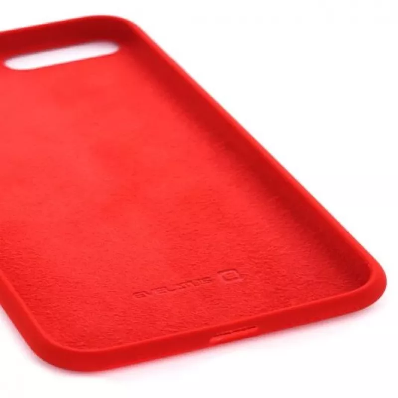 Evelatus Apple iPhone 7 Plus/8 Plus Premium Soft Touch Silikonhülle Rot