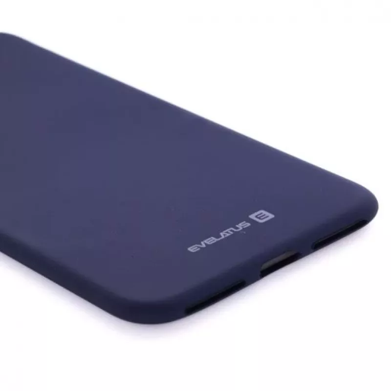 Evelatus Apple iPhone 7 Plus/8 Plus Silikonhülle Mitternachtsblau