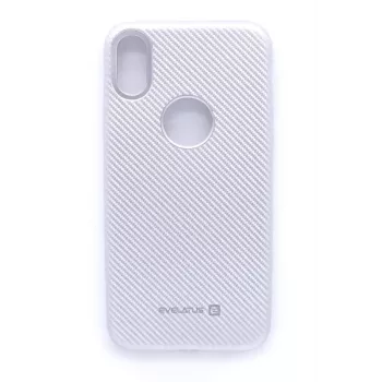 Evelatus Apple iPhone X Carbon Silver Protective Case