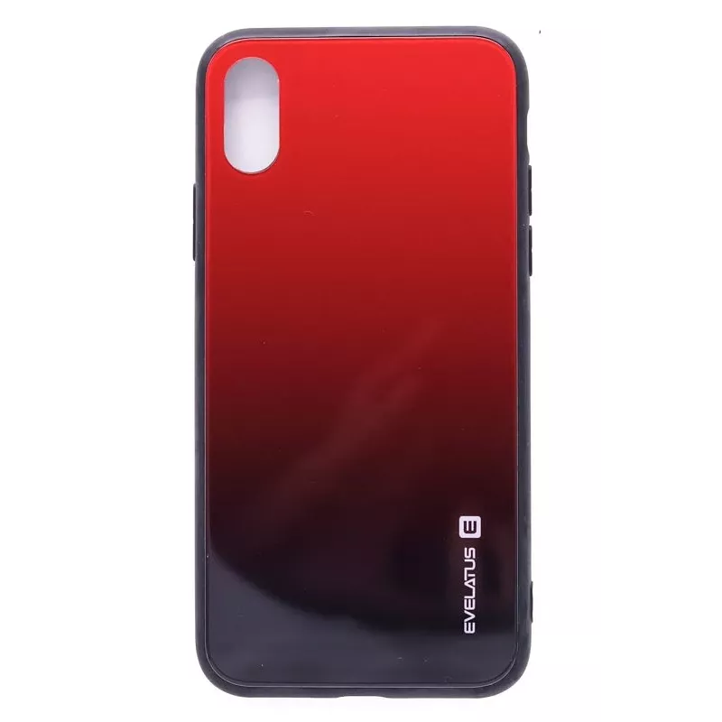 Evelatus Apple iPhone X/Xs Gradient Glass Case 5 Passion