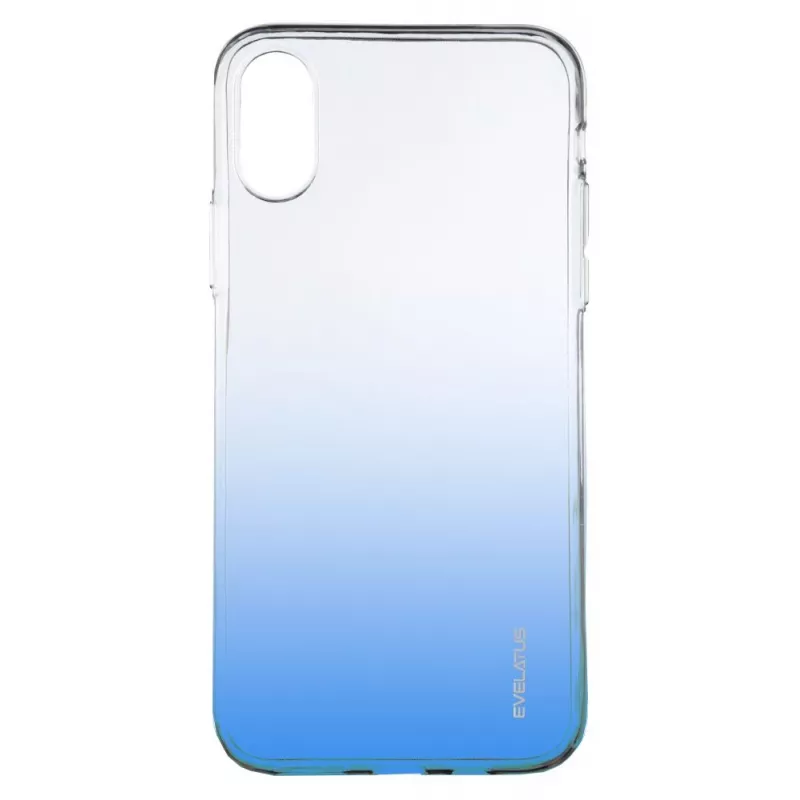 Evelatus Apple iPhone X/XS Gradient TPU Case Blau