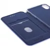 Evelatus Apple iPhone XR Buchhülle Dunkelblau